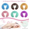 Good Silicone Spa Pillow Lay Face Gel Cushion Soft Pad for Back Massage Bed Breath Hole Overlay Cradle Tattoo Removal Tool 231222