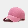 Ball Caps Unisex Fluorescent Neon Color Baseball Cap Fashion Streetwear Hip Hop Snapback Washed Cotton Hat For Men Women