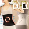 Women's Shapers Cashmere Waist Protection Elastic Slimming Belt Pocket For Warmth Breathable Trainer Body Shaper Cold-proof Corset Top