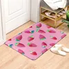 Carpets Red Bathroom Small Rug Shower Mat Absorbent Foot Entrance Door Kitchen Bedroom Bath Bathtub Toilet Qq