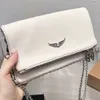 Rock Designer Swing Your Wings Zadig Voltaire Bag Womens Tote Handväska axelväska Man Leather Wing Chain Luxury Wallet Cross Body Clutch Påsar