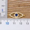 Luxury Classic Evil Eye Charm Armband för kvinnor Shiny Princess Cut Cubic Zircon CZ Justerbara armband Kopparsmycken Gift2699