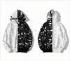 män hoodie designer hoodies shark reflekterande kvinnliga tröjor tröjor tröjor hoody överdimensionerad färg camo brett full zip dubbel cap broderi hoodys euat