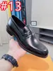 40Model Uomo vera in pelle vera Scarpe casual marca di lusso di lussuosi Mano di design da uomo mocsins Moccasins slittamento traspirato su scarpe di guida plus size 38-46