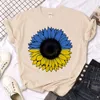 여자 T 셔츠 우크라이나 우크라이나 rwa 티셔츠 여자 여름 스트리트웨어 Tshirt 소녀 그래픽 옷