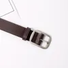 Ceintures Simple Casual Women's Wide Belt Coréen Version coréenne Versatile Jeans Decorative Matte Silver Buckle Unisexe Étudiant