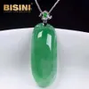 Delikat charmigt material vitt guld med diamant naturlig isig grön jadeit jasper flask kalebass hänge charm