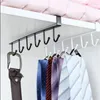 Keuken opslag nagelvrij ijzer 6 haken bekerhouder hangende badkamer hanger organisator kast deur plank verwijderd rek home decor