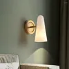 Wandlamp eenvoudige melkglas moderne soorten voor slaapkamer badkamer badkamer decor eetkamer café kantoor verlichte armatuur