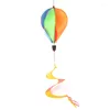 Garden Decorations Balloon Windmill Children Spiral Ornaments Colorful Outdoors Spinner Dropship