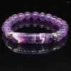 Strand rechthoek Bar Charm Bead Armbanden Natural Crystal Healing Stone Quartz Agaat voor vrouwen Men Handgemaakte Bangle paren sieraden Gift