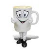 Newest coffee cup Mascot Costume Top quality Carnival Unisex Outfit Christmas Birthday Outdoor Festival Dress Up Promotional Props Holiday Party Dress