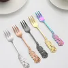 Gorks Creative Royal Coffee Stiring Spoon European Retro Style Golden Rostless Steel Ice Cream Dessert Featured