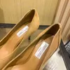 Het High Heels Dress Shoes Designer Sandaler Classic Brand Casual Party Pearl Rhinestone Woman Outside Real Leather 8cm