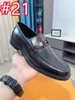 40model Designer Formeal Voby Chaussures pour mâle de boucle britannique Retro Mandis formels Classic Wedding Party Slip on Casual Daily Eva Driving Men Shoe