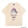 Abbigliamento di moda Mens Designer T-shirt Magliette Piccolo Trendy Kitthot Air Balloon Maglietta a maniche corte Uomo Donna Magliette in puro cotone Rock Hip Hop 572