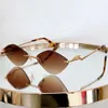 Óculos de sol Luxo para mulheres MAN MAN HOMETA PILOTO DO PILOTO DOIS LENTES TITANIUM METAL 0122O Trendências de moda vintage CT