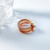 Kostenlose Lieferung Spanisch Bären Schmuck 2023 Neue silberne Süße Puppen Ring mit Diamanten mit Quarzfeinschmuck Charms Frequenzbrand