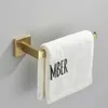 Borstat guld badrumsmaskinvara Set Handduk Rail Bath Robe Hook Bar Rack Hylla Vävnadspapper Hållare Bad Accessoarer 231222