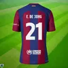 23 24 Pedri Gavi Soccer Jersey Lewandowski FC Ferran Camiseta de Futbol Auba Barca Joao Cancelo 2023 2024 Ansu Fati Football Joao Felix Barcelona Kits Men Men Player