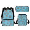 Bolsas escolares fofas coloridas cães estampas mochilas de mochila moderna Design de animais de animais meninos meninas viagens para mensagens de lápis case