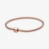 New Arrival 925 Sterling Silver Moments Barrel Clasp Snake Chain Bracelet Fit Authentic European Dangle Charm For Women Fashion DI237D