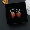 Charme studs oorbellen S925 zilveren pin letter g vintage leeuw hoofd hanger chrysanthemum oorbellen steden liefde oorbellen diamant aardbeien ketting koop er een