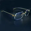 2023 Vintage Sonnenbrille Neue Designerin Luxus Sonnenbrille Herrenzubehör Mode Randstahl stilvolle Carter Driving Shades Eyewear Gafa275h