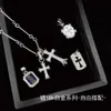 CH Designer Cross Pendant Necklace Chromes Women Classic Sweater Chain Hip-Hop Men Heart Loving Gift Sanskrit الفاخرة الجديدة 2024 N3OE
