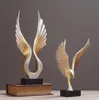 アブストラクトエンジェルウィングの彫刻樹脂イーグル翼形状彫像装飾アクセサリー装飾品オフィスクラブT2007091820798