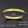 Bangle 2023 Fashion Crystal Armband Women's Men Par Titanium Love Pulse Pull Rostfritt stål smycken