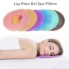 Soft Lay Face Pillow Spa Body Masaż silikon silikonowy poduszka kołyski Właski Paddle Beauty Opieka Niezsuwa Wygodna podkładka żelowa 231222