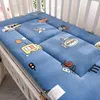 Conjunto de cama de berço para bebês 120x60cm Toddler Bedt Mattress Pad Pad Fleece Breatable meninos garotos da sala de desenhos animados