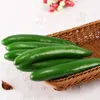 Party Decoration 10 PCS Faux Plant Cucumber Model Vegetabiliska rekvisita konstgjorda simulering Grönsaker Restauranginredning Realistiskt kök