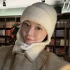 Beretti designer coreano retrò cappelli balaclava a maglia per donne autunno e inverno simpatico versatile protezione per le orecchie calde bomber cappellini uomini