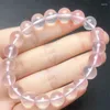 Link Bracelets Natural Starlight Rose Charms Charms Strand Exquisito para Women Jewelry Regalo Healing Crystal Energy 1 PCS 9.5 mm