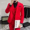 Ternos masculinos 2023groom Suit (traje de colete) Negócios de moda)