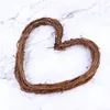 Fleurs décoratives Natural Rattan Love Heart Star Couronne Garland Sanging Pendant Diy Christmas Wedding Party Festival Decoration