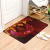 Carpets Red Bathroom Small Rug Shower Mat Absorbent Foot Entrance Door Kitchen Bedroom Bath Bathtub Toilet Qq