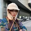 Beretti giapponesi da donna coreana cappello agnello velluto lei feng autunno e studentessa invernale ragazza carina eacino per le orecchie da sci.