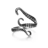 Octopus Tentacle Ring Punk Trend Nightclub maschile e femminile Anello Octopus Hip-Hop Personality Jewelry