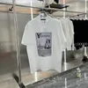 23SS Tasarımcı Mektup Baskı Tişörtleri Tee Sweatshirt Moda Yüksek Sokak Kısa Kollu Yaz Günlük Tişört Nefes Alabilir Erkekler Kadın Mürettebat Boyun Tees Elbiseleri Wo 12-310