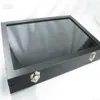 Pocket Watch Compartment Jewelry Glass Display Case Box 12 Fack242i