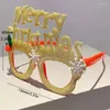 Солнцезащитные очки рамы 2024 Рождественские очки рамки стильные милые фестиваль праздничные очки дизайн бренда дизайн ручной вечеринки подарки подарочные очки