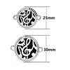 Charm Armband 25mm 30mm Rhinestone Diffuser Locket Rostfritt stål kålkedja armband gratis 10 kuddar