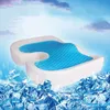 1pc u forme en silicone gel coussin à mémoire d'oreiller en mousse coccyx protéger le ralentissement de chaise fraîche d'été