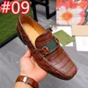 11model erkekler lüks elbise ayakkabıları el yapımı brogue stil paty deri düğün ayakkabıları eğlence erkekler daireler deri oxfords resmi ayakkabılar