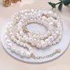 Perles d'eau douce naturelles Double couche Collier de forme baroque perlé S925 Cadeaux de bijoux élégants en argent sterling pour femmes 231222