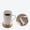 Tapis usb tasse chauffante en bois à grain tasse tasse tasse tampon chauffeur de boisson à boisson baignade