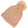 Berretti twist pelliccia tappi di cappelli a maglia cappelli a maglia da uomo alla moda e versatile da donna in poliestere caldo